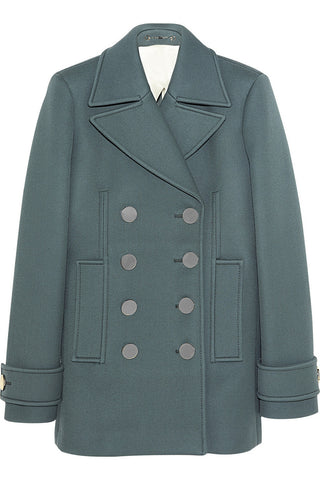 Wool-Gabardine Peacoat