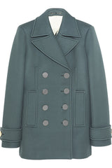 Wool-Gabardine Peacoat