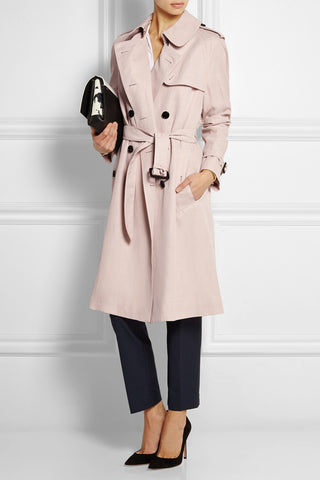 Blush Tinted Trench Coat